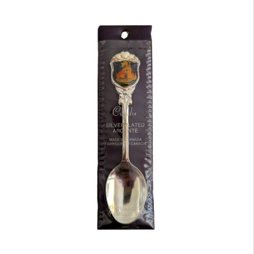 Port Hope Silver Plated Souvenir Spoon - Vintage